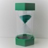 Sanduhr 10 Min. 16 cm Grün, Gross Kunststoff 6 Eckig Sanduhr 10 Min. 16 cm Grün, Gross Kunststoff 6 Eckig