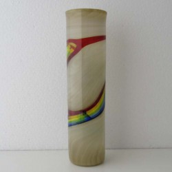Glas Vase 21cm K. Walstab  1982 DE