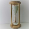 Sanduhr 50 min. 28 cm im Holzgestell Buche rund Sanduhr 50 min. 28 cm im Holzgestell Buche rund