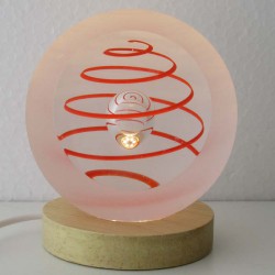 Holz LED Licht Sockel warm weiss  ca.20x60mm 55g