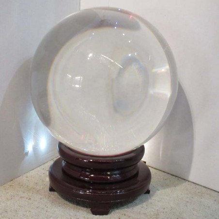 Glas Kugel 260 mm klar  Kristallglaskugel bleifrei