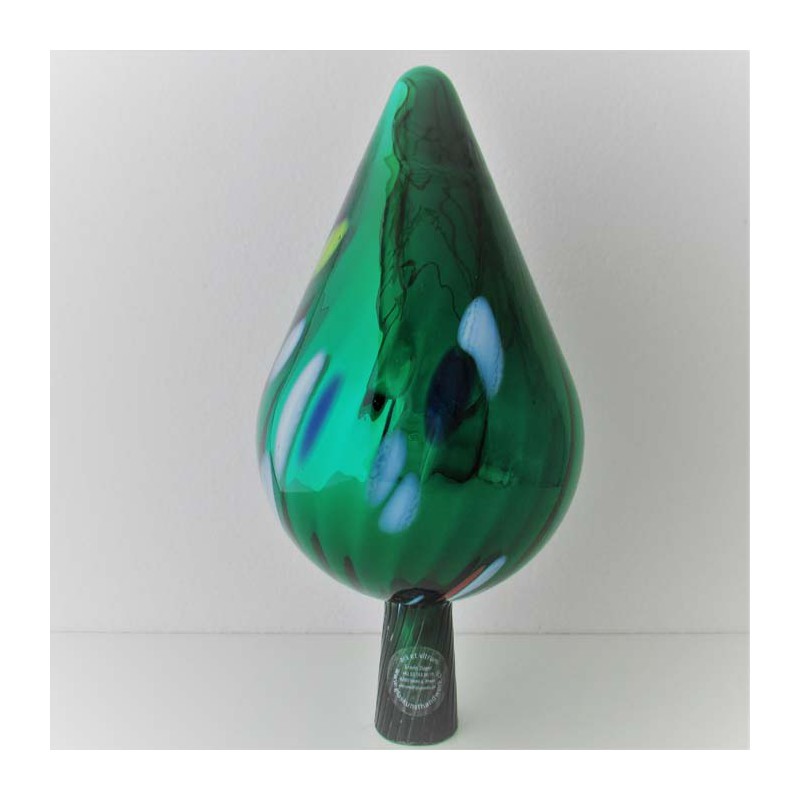 Glas Rosenkugel 14cm konisch Grün140 x 280 mm