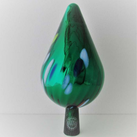 Glas Rosenkugel 14cm konisch Grün140 x 280 mm