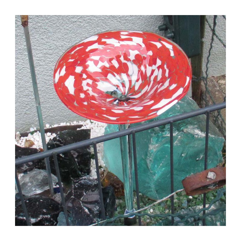 Glas Vogeltränke 620 x 205 mm