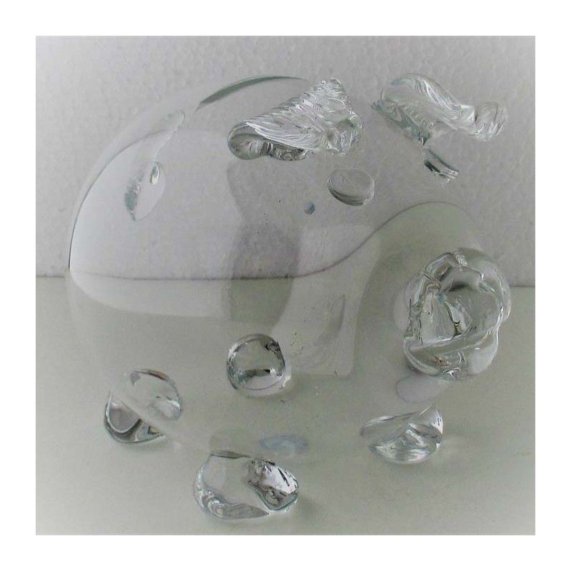 Glas-Sparschwein 14cm Glas-Sparschwein 14cm