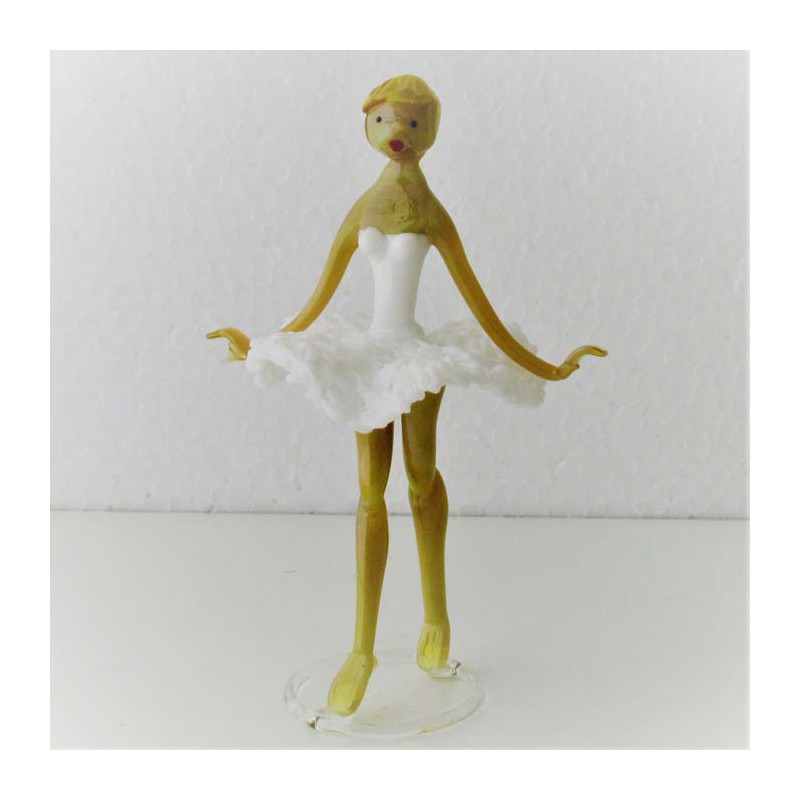 Glas-Tänzerin 11cm mit Rock Glas