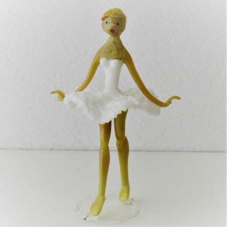 Glas-Tänzerin 11cm mit Rock Glas