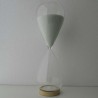 Glas-Sanduhr 50 Min. 25 cm Weiss, Glas-Sanduhr 50 Min. 25 cm Weiss,