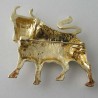 Stier Broschen Bulle Emaille Brosche und Anhänger