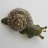 Schnecke Broschen Großen Funkelnden Strass