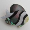 Natürliche Shell Fisch Broschen