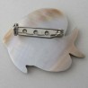 Natürliche Shell Fisch Broschen