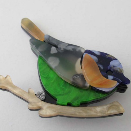 Vogel Acryl Broschen