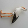 Storch Emaille Broschen und Anhänger
