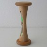 Sanduhr 5 min 10.5 cm Grün, Sanduhr im Buchenholz Natur