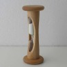 Sanduhr 10 Min. 10.5 cm zylindrisch Glas in Holzgestell Buche Natur, Sanduhr 10 Min. 10.5 cm zylindrisch Glas in Holzgestell Buche Natur,
