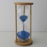 Sanduhr 5 min 12cm im Buchenholz Gestell