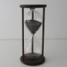Sanduhr 20 min. 12 cm im Holzgestell Buche dunkel gebeizt