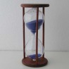 Sanduhr 30 min. 12 cm im Holzgestell Buche rötlich gebeizt
