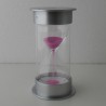 Sanduhr 15 Sek. 12 cm Rosa, in Kunststoff röhre