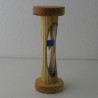 Sanduhr 10 Sekunden 113mm zylindrisch Glas in  Tannenholz
