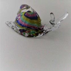 Glas Schnecke 140 mm  Briefbeschwerer