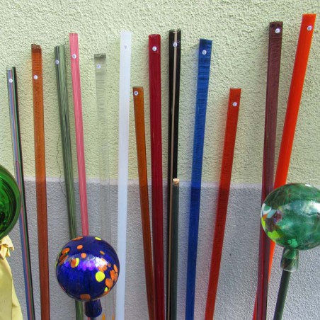 Glasstangen Farbige für Dekoration ca. 120x20-33mm