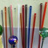 Glasstangen Farbige für Dekoration ca. 120x20-33mm
