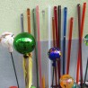 Glasstangen Farbige für Dekoration ca. 120x20-33mm