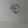 Glas Kugelständer Glas ca.23cm