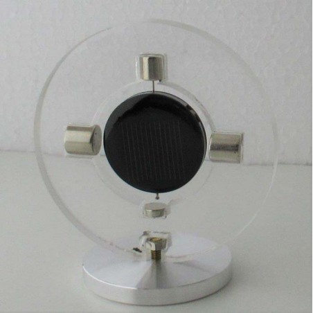 Lichtmühle  Solar-Motor zum stellen, Acryl-Metall