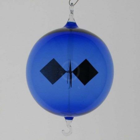 Glas Lichtmühle 100mm Kugel Öse & Haken Farbglas zum hängen