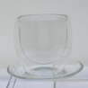 Glas Untertasse 12cm Borosilikatglas (-20 ℃-150 ℃) Für Tee Kaffee Gläser Tassen