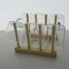 Regal 14cm Multifunktionale Holz-Bambus