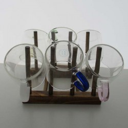 Regal 14cm Multifunktionale Holz-Bambus