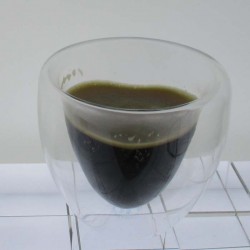 Isolierglas -200ml 9cm Doppel Wand Herz Getränke Becher Tasse Kreative Isolierung Drink Transparent