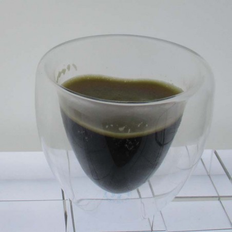 Isolierglas -200ml 9cm Doppel Wand Herz Getränke Becher Tasse Kreative Isolierung Drink Transparent