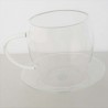 Isolierglas -200ml 9cm Doppel Wand Tasse Isolierung  Transparent