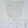 Isolierglas -450ml 13.5cm Doppel Wand  Tasse Isolierung  Transparent