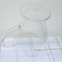 Isolierglas -450ml 13.5cm Doppel Wand  Tasse Isolierung  Transparent