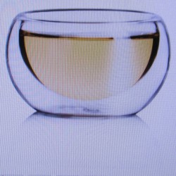 Isolierglas -050ml 5.5cm Doppel Wand Borosilikatglas Becher Hitze Beständig Tee Milch