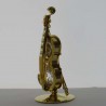 Violine mit Swarovski Elements vergoldet