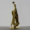 Violine mit Swarovski Elements vergoldet
