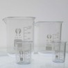 Glas 5ml-100ml Messgläser 4 Grössen Kapazität Chemie Labor Borosilikatglas Transparent