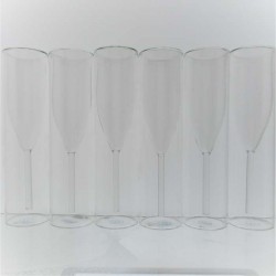 Isolierglas  -110ml 19cm Champagnerglas Flöten Kelch Wein Tulpe