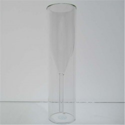 Isolierglas  -110ml 19cm Champagnerglas Flöten Kelch Wein Tulpe