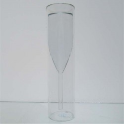 Isolierglas  -110ml 19cm Champagnerglas Flöten Kelch Wein Tulpe