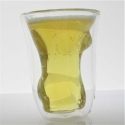 ISOLIERGLAS -150ml 11cm Männlichen Und Weiblichen Körper  für Junggesellenparty