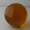 Glas-Kugel 30 - 200 mm Bernstein - Orange Kristallglas bleifrei