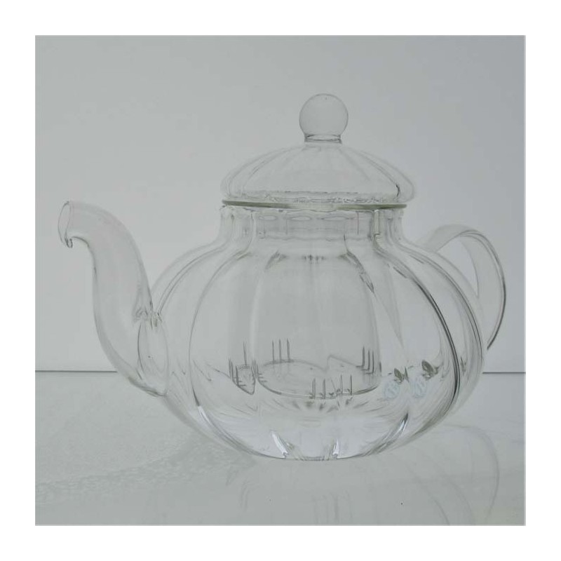 Glas Teekanne -600ml Glas 20cm Hitzebeständigem Glas mit Teefilter